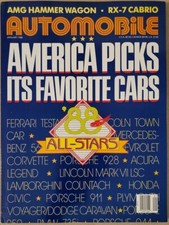 Automobile Magazine 1988 COMPLETE YEAR