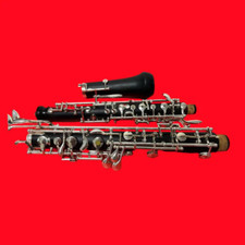 Oboe semiautomatico con chiave E legno composito placcato argento chiave C oboe