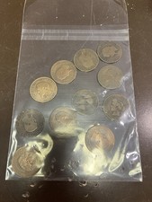 Lotto 11 monete francesi Napoleone III 10 centimes (1850–1870 ca.)