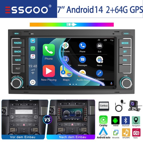 Autoradio android 14 - 2+64, gb