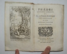 FEDRO - fig. 1801 - fabulae -