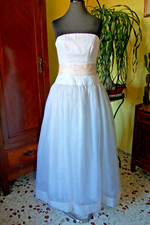 ABITO DA SPOSA VINTAGE IN RASO