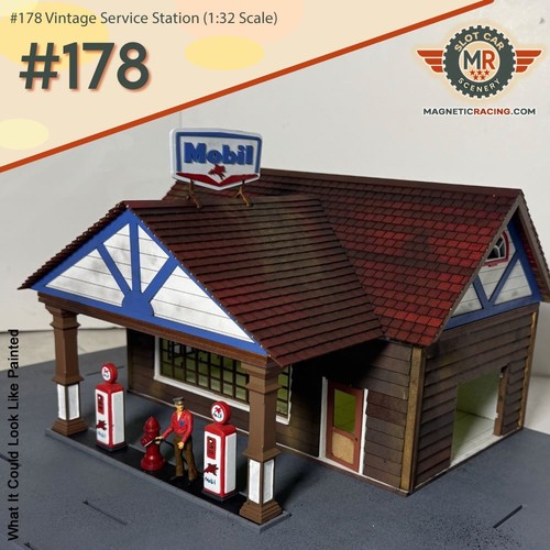 Scalextric slot car stazione - scalextric,