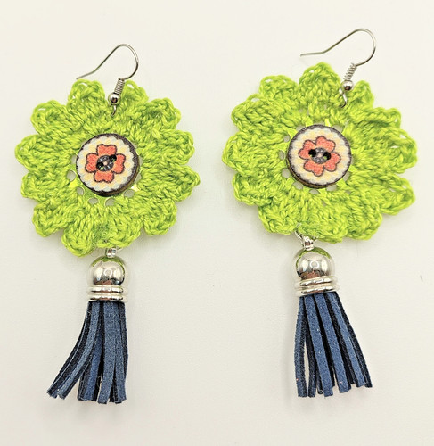 Orecchini margherita verde - margherita,