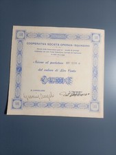 Azione Portatore 1945 Lire 100