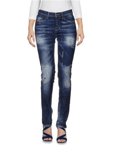 Jeans blu donna frankie - blu,