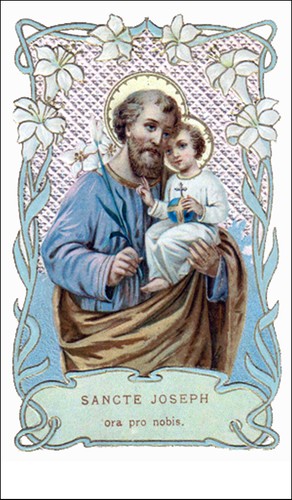 Santino holy card san giuseppe - holy,