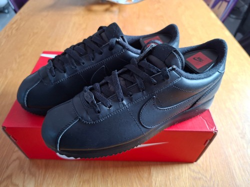 Nike cortez black leather - cortez,