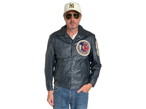 Giacca pelle varsity taglia - pelle,