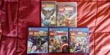 PS3 PS4 PSP 5 games Lego Batman 1 & 3 Marvel Super Heroes 1 & 2 Avengers