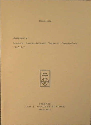 Rensione maurice blondel - rensione, a