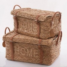 BAULE CESTO ERBA HOME SHABBY