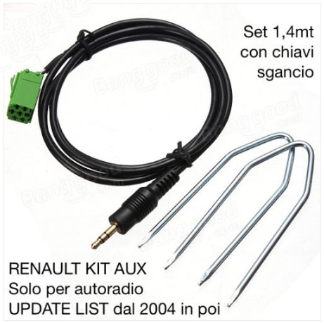 Kit cavo aux mp3 - cavo,