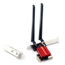 Scheda WiFi PCIe desktop WiFi Bluetooth PCI-E adattatore di rete wireless per Windows