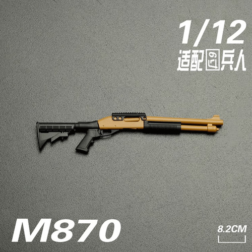 Pistola m870 hasbro - 1/12,