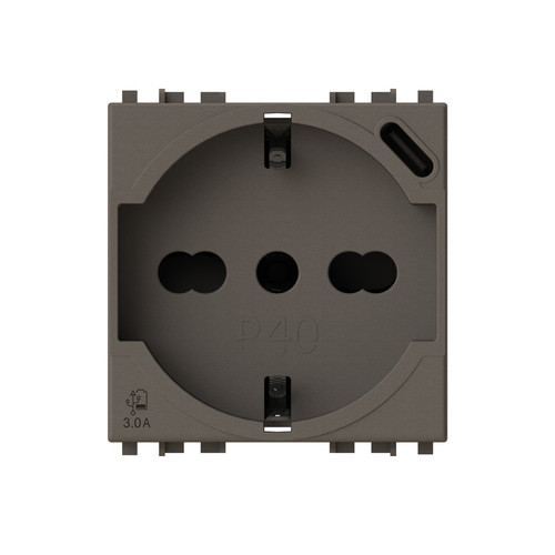 Modulo 4box schuko - presa, usb