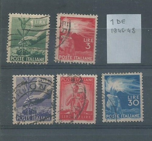 Francobolli italia 1945 48 - italia,