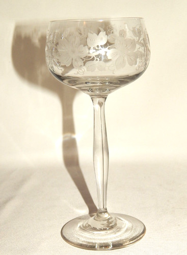 Bicchiere vino art nouveau - art,