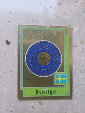 EUROPA 80 PANINI SCUDETTO BADGE SVEZIA SVERIGE # 254 Nuovo New 