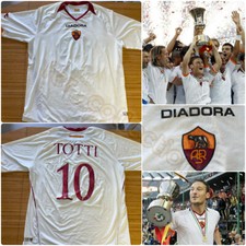 Maglia Shirt Trikot Camiseta As Roma diadora 2006/07 Totti away originale