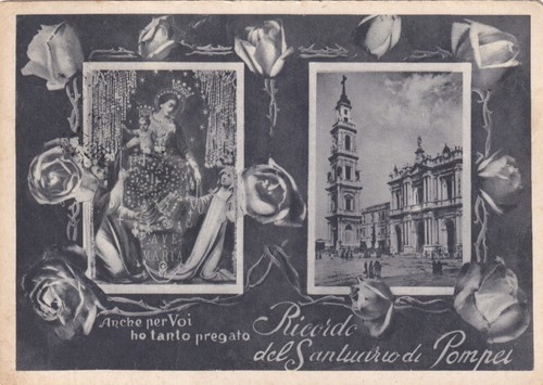 Cartolina napoli ricordo - di, napoli,