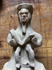 Antica Piccola Brocca In Terracotta  Con Forma Antropomorfa Cm 21