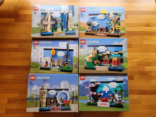 Lotto 6 lego - lotto, postcard