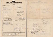 FATTURA ARAR ALIENAZIONE RESIDUATI AUTOBOTTE DODGE 1947