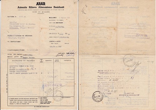 Fattura arar alienazione - fattura,