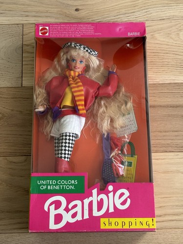 Barbie shopping benetton doll - shopping,