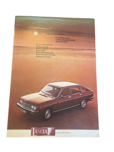 Brochure depliant lancia beta - depliant,