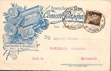 dq54 cartolina sant'eufemia di borgoricco provincia di padova