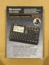 SHARP Electronic Organizer 32KB ZQ-2250 - VINTAGE - per ricambi