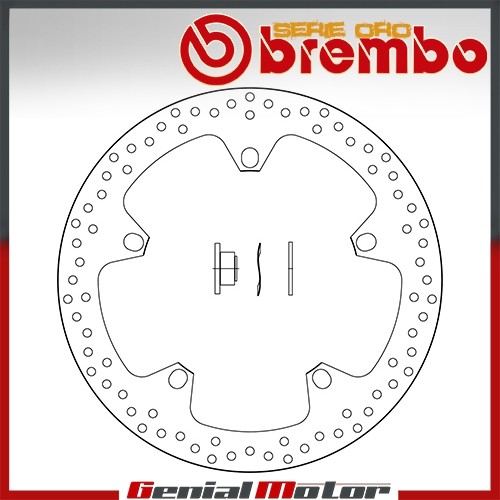 Disco freno fisso brembo serie - disco,