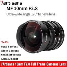7artisans 10 mm F2.8 obiettivo grandangolare fisheye per Sony E Canon RF Nikon attacco Z L