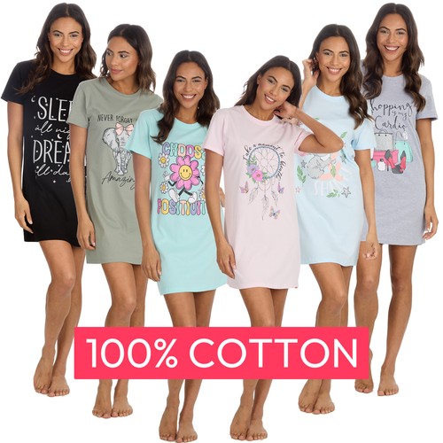 Camicia notte donna - camicia, 100%