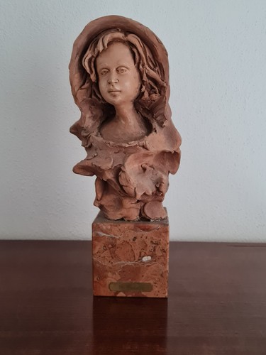 Scultura epoca terracotta - d'epoca, in