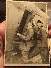 Foto Adolf HITLER Controlla Treno Con  Altro Nazista.