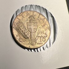 1940 Italy 10 Centesimi X414