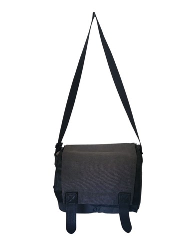 Borsa messenger grigia tela