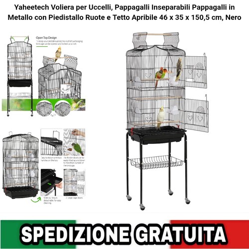 Voliera per uccelli pappagalli - voliera,