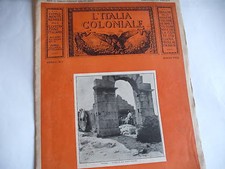L'ITALIA COLONIALE  - rivista anno I n 1 marzo  1924
