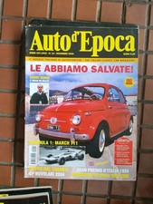  Rivista Auto D'epoca Dicembre