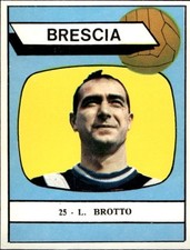 figurina Imperia 1967/68 ''Televisore''  BRESCIA 25 L. BROTTO -