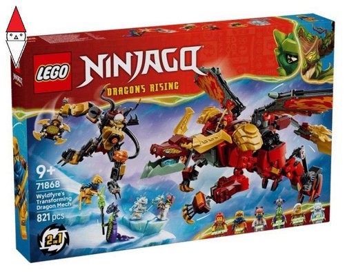 Costruzione lego mech drago - costruzione,