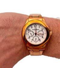 OROLOGIO M&M Primo Emporio MULTIFUNZIONE DAY DATE QUADRANTE MADREPERLA RAMATO