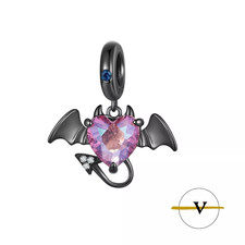 CHARM PIPISTRELLO NERO CON