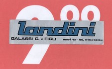 Adesivo Vintage Sticker Aufkleber Autocollant LANDINI Galassi e Figli Trento