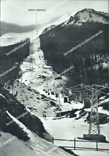 bb348 cartolina rivisondoli cabinovia di monte pratello l'aquila abruzzo
