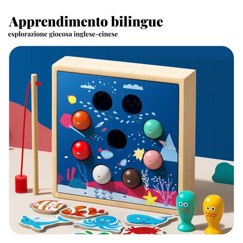 Gioco pesca magnetico in - gioco, di